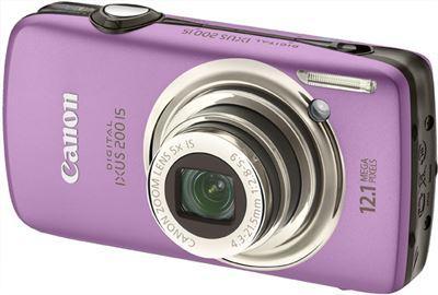 Canon Digital IXUS 200 IS Digitale Compact Camera - Paars (I, Audio, Tv en Foto, Fotocamera's Digitaal, Zo goed als nieuw, Verzenden