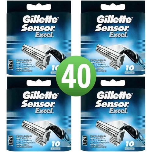 Gillette Combi Scheermesjes Sensor Excel 40 mesjes, Sieraden, Tassen en Uiterlijk, Uiterlijk | Gezichtsverzorging, Verzenden