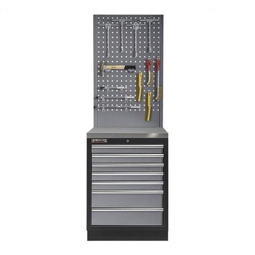 Werkplaatskast met zeven laden, metaal omkleed werkblad +, Doe-het-zelf en Verbouw, Werkbanken, Ophalen of Verzenden