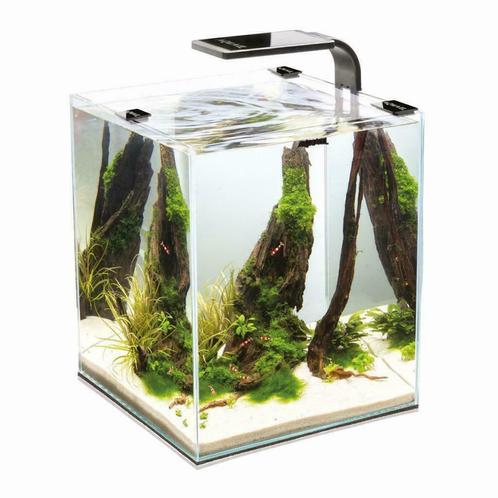 cube- aquarium, compleet, met Ledverlichting, Scaperstank, Dieren en Toebehoren, Vissen | Aquaria en Toebehoren, Leeg aquarium