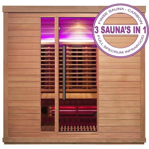 Enjoy life combi Sauna 500ir+ nu met 20% korting !, Sport en Fitness, Sauna, Infrarood, Complete sauna, Nieuw, Ophalen