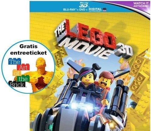Lego movie (3D blu-ray + blu-ray + dvd) - Blu-ray, Cd's en Dvd's, Blu-ray, Verzenden