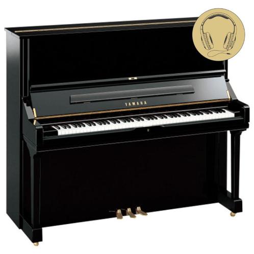 Yamaha U3 SH3 PE messing silent piano (zwart hoogglans), Muziek en Instrumenten, Piano's