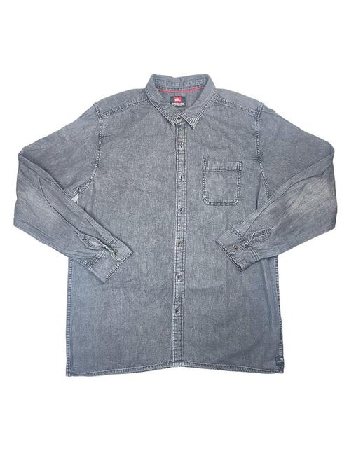 Quicksilver heren overhemd (denim) Maat XL, Kleding | Heren, Overhemden, Zo goed als nieuw, Ophalen of Verzenden