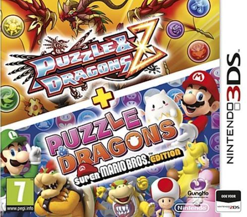 Puzzle & Dragons Z + Super Mario Bros Edition 3DS, Spelcomputers en Games, Games | Nintendo 2DS en 3DS, Zo goed als nieuw, Ophalen of Verzenden