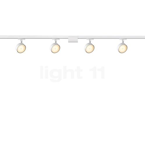 Bruck Duolare 2 m Rail met 4 x Tuto LED, wit, Huis en Inrichting, Lampen | Spots, Nieuw, Verzenden