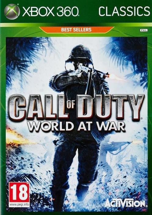 Call of Duty 5 World at War (classics) (Xbox 360), Spelcomputers en Games, Games | Xbox 360, Gebruikt, Vanaf 12 jaar, Verzenden
