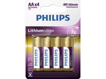 Philips 1,5v AA Lithium batterijen 3000 mah t.b.v. Texecom S