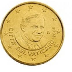 Vaticaan 50 eurocent munt - diverse jaargangen - UNC