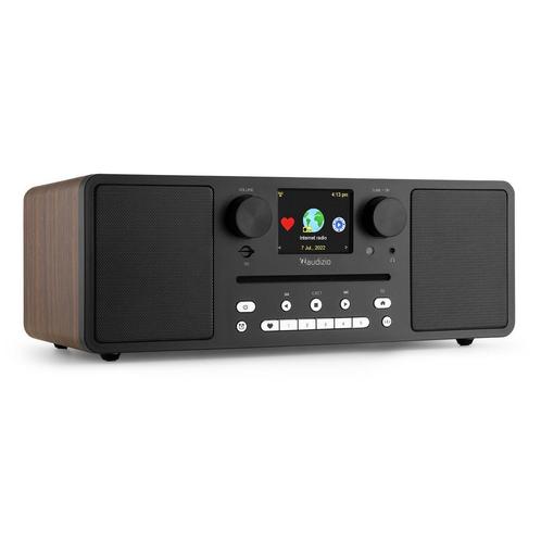 Retourdeal - Audizio Naples stereo DAB radio met CD speler,, Audio, Tv en Foto, Radio's, Zo goed als nieuw, Verzenden