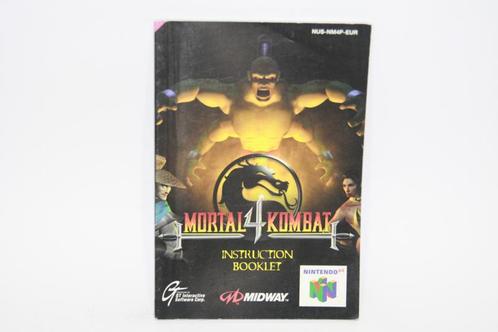 Mortal Kombat 4 (Manual) (Nintendo 64 Handleidingen), Spelcomputers en Games, Games | Nintendo 64, Gebruikt, Ophalen of Verzenden
