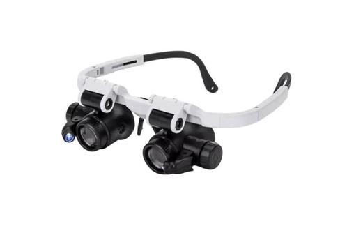 Sieraden reparatie bril - 8x / 23x zoom - Met lampje - Verst, Hobby en Vrije tijd, Kralen en Sieraden maken, Overige typen, Nieuw