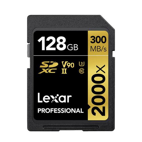 Lexar SDXC Professional UHS-II 2000x 128GB, Audio, Tv en Foto, Fotografie | Geheugenkaarten, Overige typen, Nieuw, Ophalen of Verzenden
