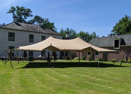 Stretchtent / Bruilofstent huren | 10,5x12m - Huur een tent, Tuin en Terras, Partytenten, 6 meter of meer, 8 meter of meer, 2 meter of meer