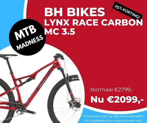 BH Lynx Race Carbon MC 3.5 MTB, Fietsen en Brommers, Fietsen | Mountainbikes en ATB, Fully, Nieuw, Ophalen of Verzenden