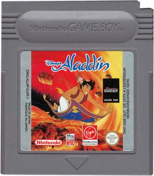 Aladdin (losse cassette) (Gameboy), Spelcomputers en Games, Games | Nintendo Game Boy, Gebruikt, Verzenden