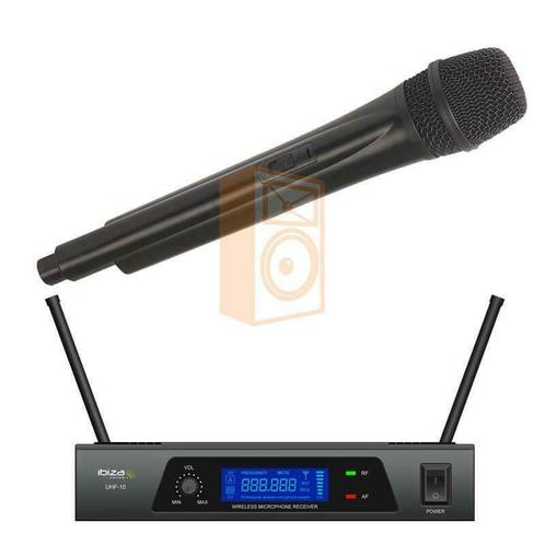 IBIZA Sound UHF10 - 1-Kanaals UHF Microfoonsysteem, Muziek en Instrumenten, Microfoons, Zangmicrofoon, Nieuw, Draadloos, Ophalen of Verzenden