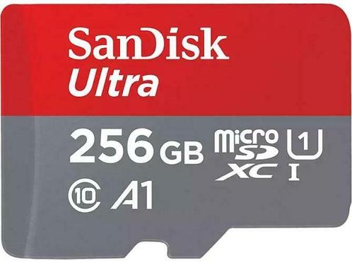SanDisk | MicroSDXC | 256 GB | UHS-I | A1, Audio, Tv en Foto, Fotografie | Geheugenkaarten, Nieuw, Verzenden