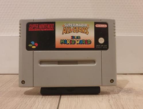Mario All Stars + Super Mario World (SNES), Spelcomputers en Games, Games | Nintendo Super NES, Ophalen of Verzenden
