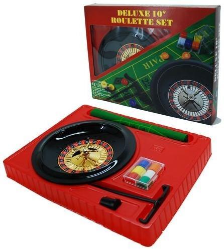 Roulette Set Kunststof (25 cm) | HOT Games -, Hobby en Vrije tijd, Gezelschapsspellen | Bordspellen, Nieuw, Verzenden