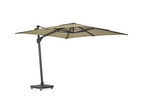 Suns Palmoli parasol 300 x 300 cm forest green |, Tuin en Terras, Tuinsets en Loungesets, Ophalen of Verzenden