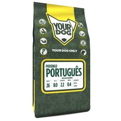 Yourdog Podengo Português Volwassen - 3 KG (401234), Dieren en Toebehoren, Dierenvoeding, Verzenden