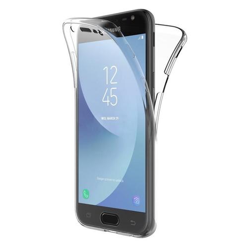 Galaxy J3 (2017) 360° Full Cover Transparant TPU Hoesje, Telecommunicatie, Mobiele telefoons | Hoesjes en Frontjes | Samsung, Nieuw