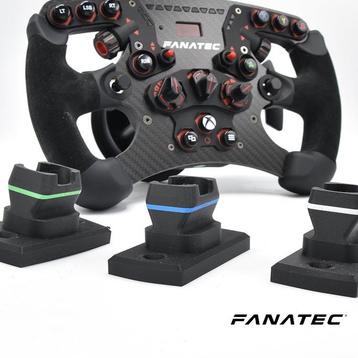 Fanatec QR2 Quick Release Striped Wheel -