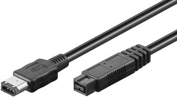 FireWire 400-800 kabel met 6-pins - 9-pins