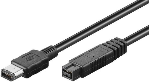 FireWire 400-800 kabel met 6-pins - 9-pins, Computers en Software, Pc- en Netwerkkabels, Ophalen of Verzenden