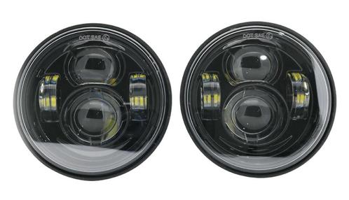 LED Koplamp Set | 4,65  (120mm) | Daymaker | Dyna Fat Bob, Motoren, Onderdelen | Merk-onafhankelijk, Nieuw, Verzenden