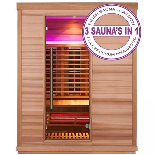 Enjoy Life Combi Sauna 300ir+ nu met 10% korting !, Sport en Fitness, Sauna, Infrarood, Complete sauna, Nieuw, Ophalen