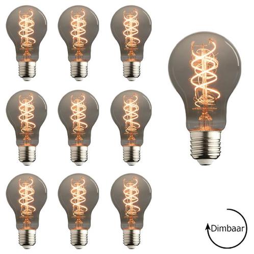 Set van 10 LED lampen E27 | 6.6 watt dimbaar | 1800K extra w, Huis en Inrichting, Lampen | Losse lampen, Overige typen, Nieuw