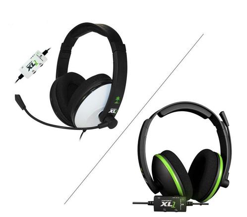 Turtle Beach EarForce XL1 Headset - Zwart/Wit Xbox 360 /*/, Spelcomputers en Games, Spelcomputers | Xbox | Accessoires, Zo goed als nieuw