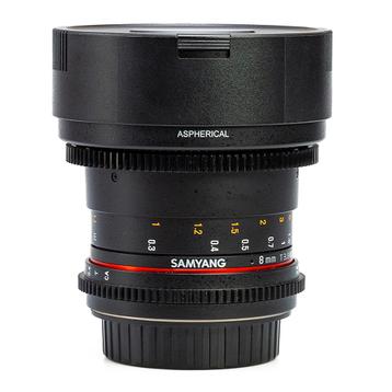 Samyang 8mm f/3.5 fisheye CSII Canon EF-S met garantie