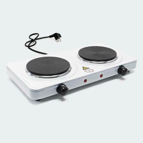 Dubbele elektrische kookplaat kookstel camping  - 2000 watt, Caravans en Kamperen, Kampeeraccessoires, Nieuw, Ophalen of Verzenden