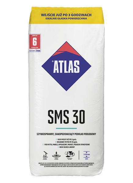 Egaline / Egaliseermortel  3-30mm Atlas SMS-30 25kg zak, Doe-het-zelf en Verbouw, Overige Doe-het-zelf en Verbouw, Nieuw, Ophalen