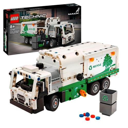 LEGO Technic 42167 Mack LR Elektrische Vuilniswagen, Kinderen en Baby's, Speelgoed | Duplo en Lego, Nieuw, Lego, Verzenden
