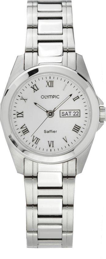 Olympic OL26DSS110 Horloge - Staal - Zilverkleurig - 27 mm, Sieraden, Tassen en Uiterlijk, Horloges | Dames, Verzenden