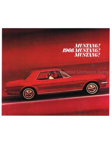 1966 FORD MUSTANG BROCHURE ENGELS (USA)
