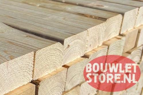 Vuren balken - hout - planken - houten balken - panlatten, Doe-het-zelf en Verbouw, Hout en Planken, Nieuw, Geïmpregneerd, Vuren