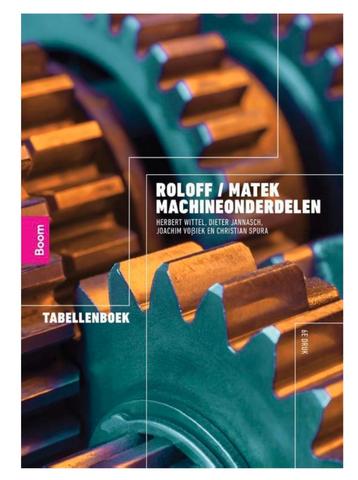 Roloff Matek Machineonderdelen Tabellenboek, 9789024428687