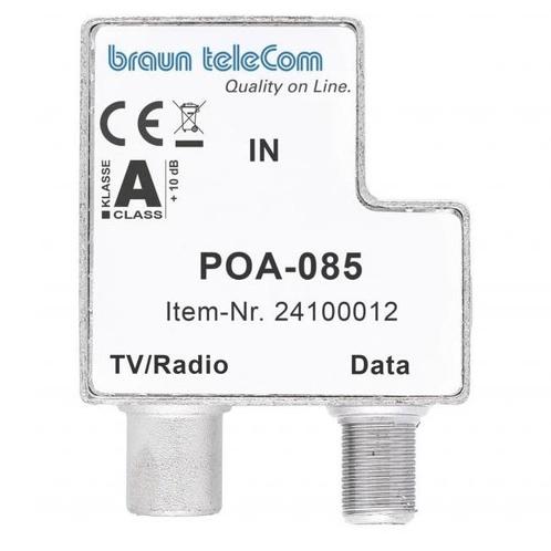 Braun Telecom POA-085 push on Radio/TV/Data filter, Audio, Tv en Foto, Schotelantennes, Ophalen of Verzenden