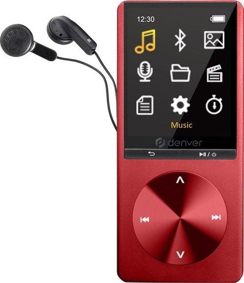 Denver MP3 / MP4 Speler - Bluetooth - USB - tot 128GB - Incl, Audio, Tv en Foto, Mp3-spelers | Apple iPod, Zo goed als nieuw, Verzenden