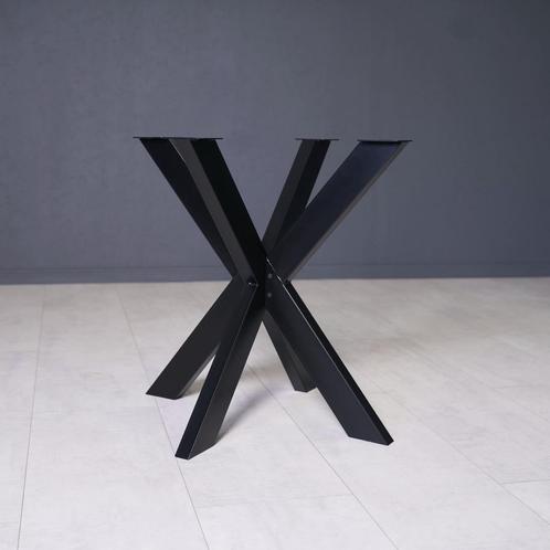 Matrix tafelpoot voor ronde tafel onderstel poedercoat zwart, Huis en Inrichting, Tafelonderdelen, Minder dan 50 cm, Tafelpoot