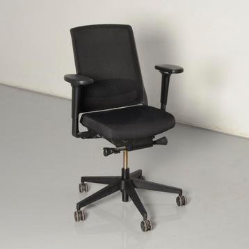 Gispen Zinn Smart bureaustoel, zwart / mesh, 3D armleggers