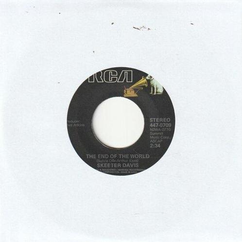 Skeeter Davis - The end of the world + I cant stay mad a..., Cd's en Dvd's, Vinyl Singles, Verzenden