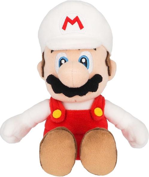 Super Mario - Fire Mario Knuffel (24cm) | Together Plus -, Kinderen en Baby's, Speelgoed | Knuffels en Pluche, Nieuw, Verzenden