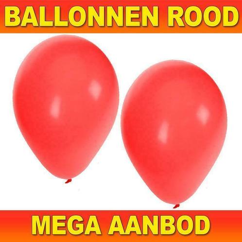 Diverse rode ballonnen va 1,95 - levering 24 u - ballon, Hobby en Vrije tijd, Feestartikelen, Feestartikel, Nieuw, Ophalen of Verzenden