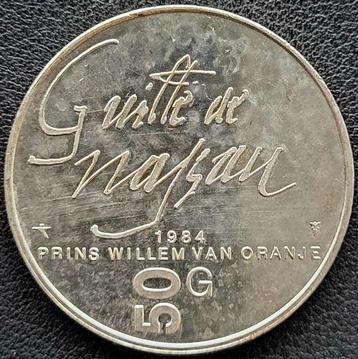 Nederlandse zilveren 50 Gulden 1984